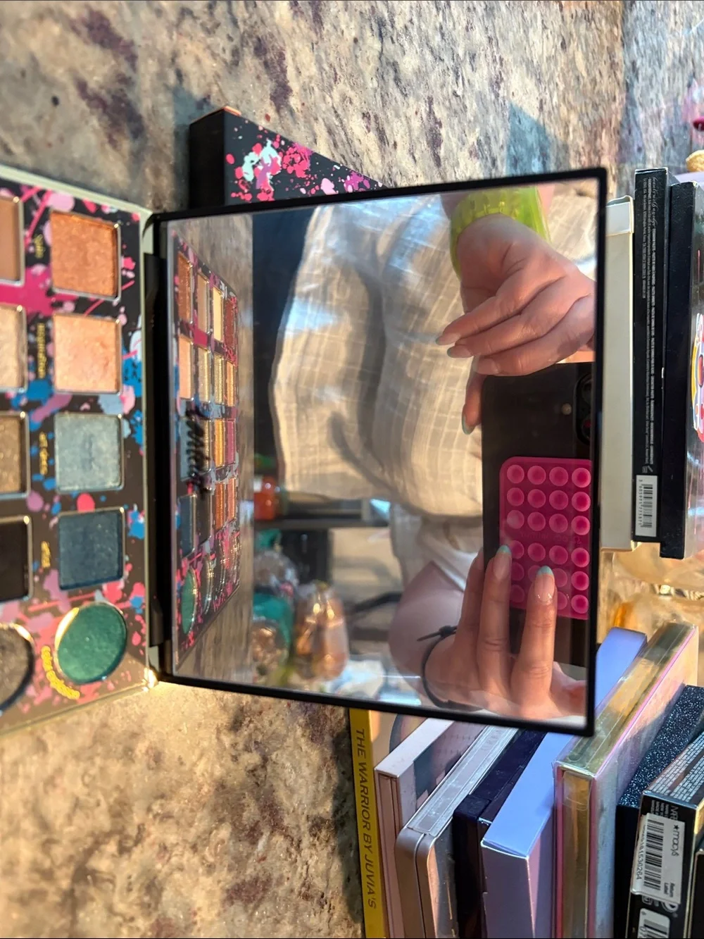 Tarte tartiest Pro Black Eyeshadow Palette with Pink, Teal & Purple Splatter